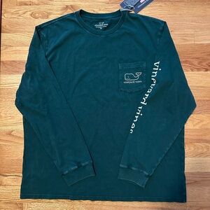 Vineyard Vines Men's Green Long Sleeve Tee - NWT